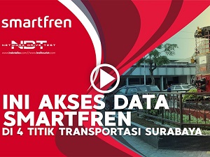 Ini akses data Smartfren di 4 titik transportasi Surabaya